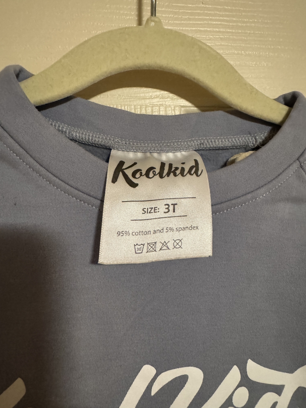 Kool Kid Clothing Co. Blue Jogger Set - 3T - Picture 2 of 2